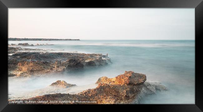 Paphos sea view Framed Print by Kevin Clelland
