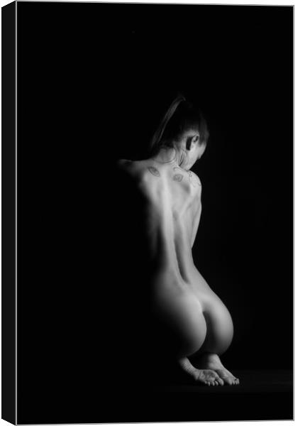 Nude fine art Black and white  Canvas Print by Alessandro Della Torre