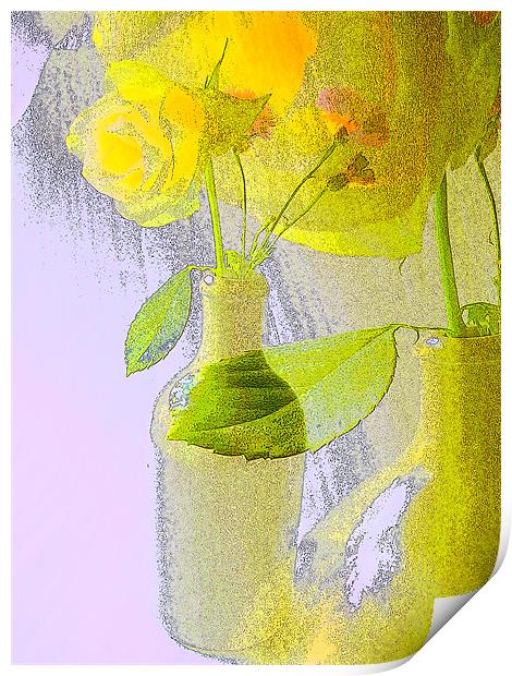 yellow flower Print by joseph finlow canvas and prints