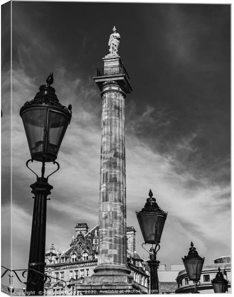 Grey’s Monument  Canvas Print by Gary Clarricoates