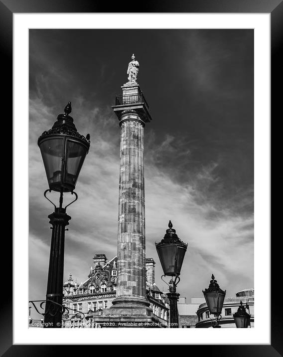 Grey’s Monument  Framed Mounted Print by Gary Clarricoates