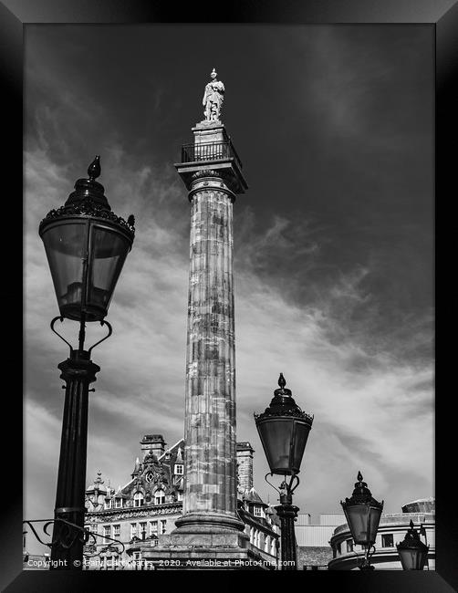 Grey’s Monument  Framed Print by Gary Clarricoates