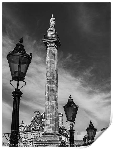 Grey’s Monument  Print by Gary Clarricoates
