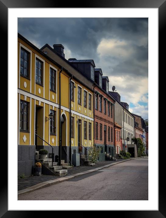Helsingborg Old Street Framed Mounted Print by Antony McAulay