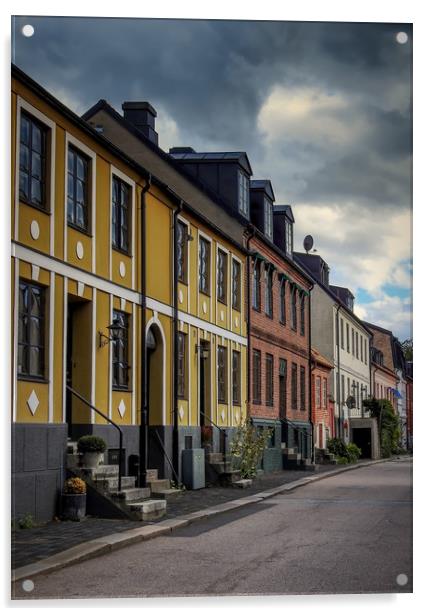Helsingborg Old Street Acrylic by Antony McAulay