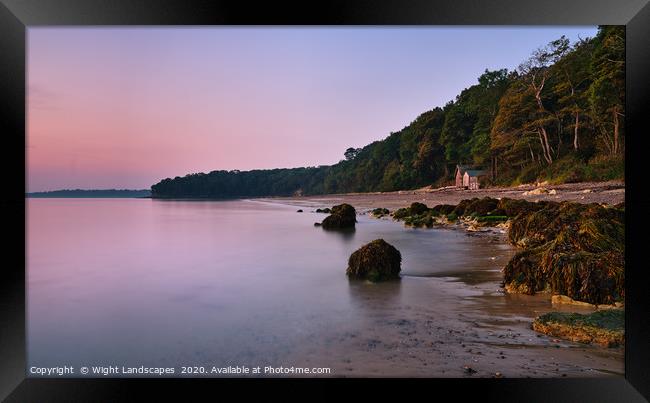 Dawn At Priory Bay Isle Of Wight Framed Print by Wight Landscapes