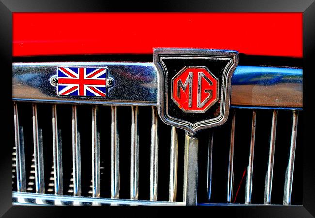 MG Sports Motor Car Framed Print by Andy Evans Photos