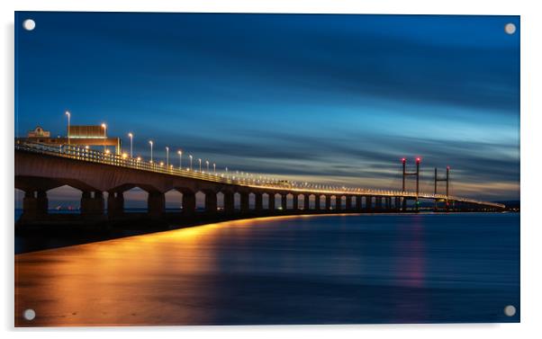 Second Severn Crossing  Acrylic by Dean Merry