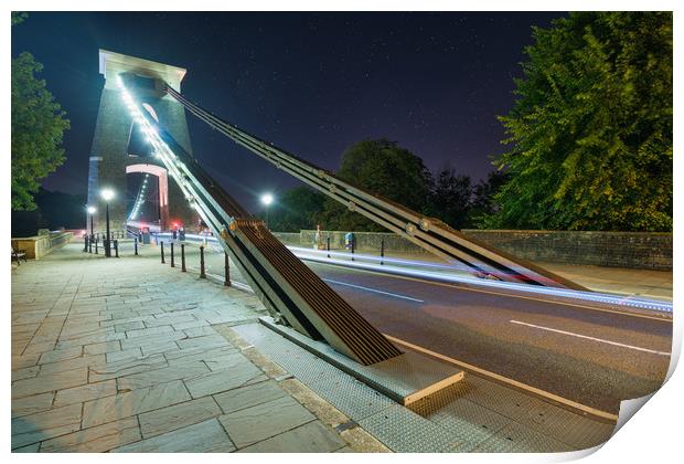 Clifton Suspension Bridge, Bristol Print by Dean Merry