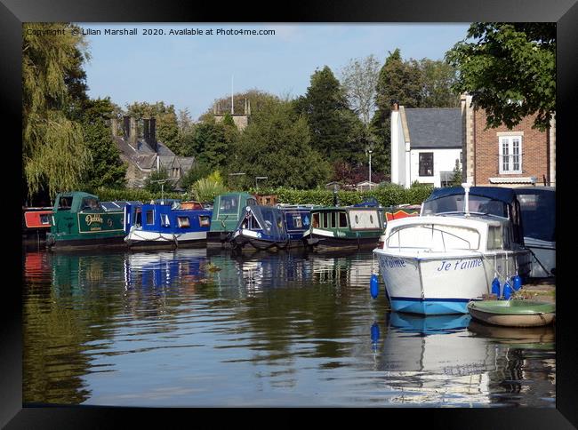 Lancaster Canal at Garstang Framed Print by Lilian Marshall