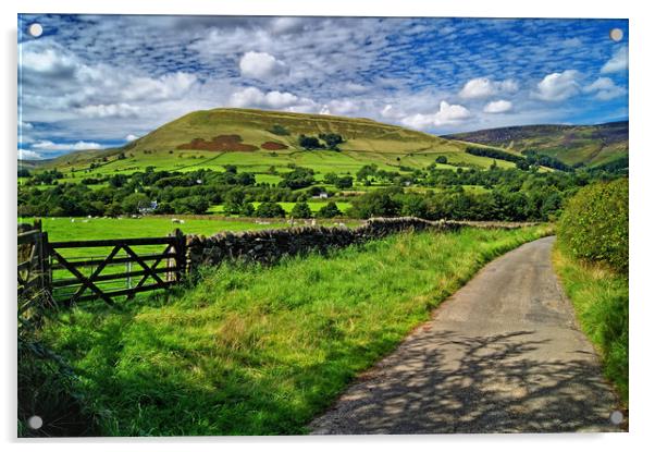 Road to Edale                                Acrylic by Darren Galpin