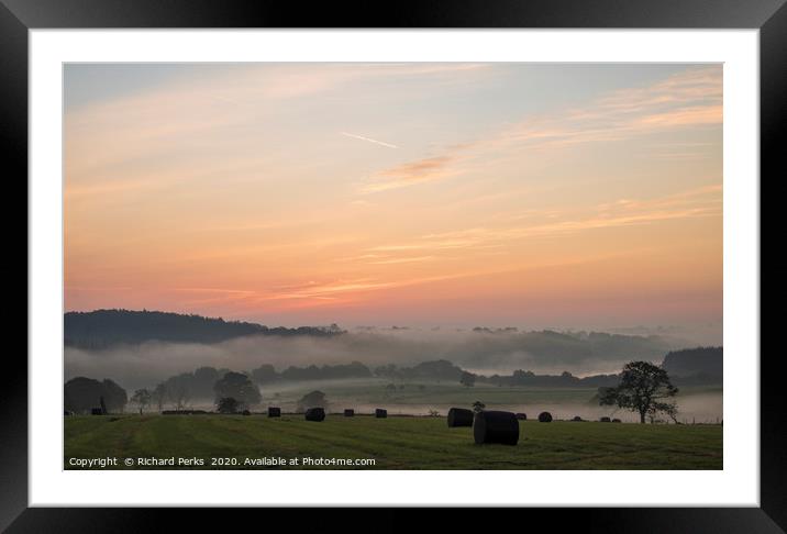 New day dawns Framed Mounted Print by Richard Perks