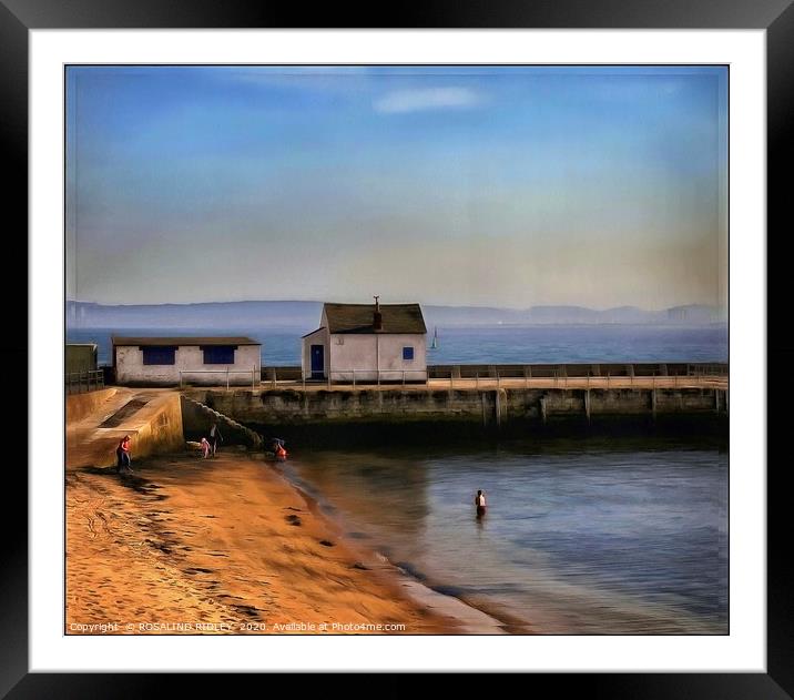 "A corner of the past " Framed Mounted Print by ROS RIDLEY
