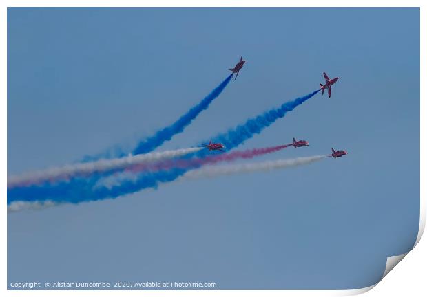 The Red Arrows  Print by Alistair Duncombe