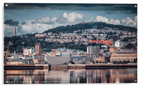 Dundee City  Acrylic by Craig Doogan