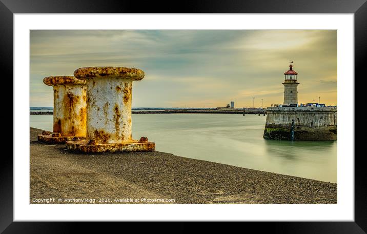 Ramsgate Lighthouse Framed Mounted Print by Anthony Rigg