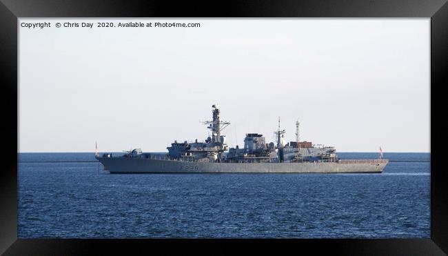 HMS Richmond Framed Print by Chris Day