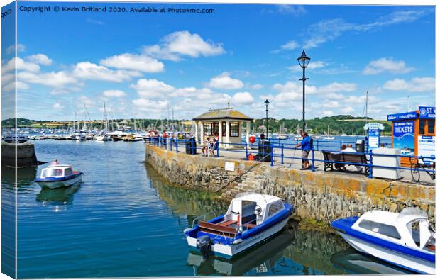 falmouth harbour cornwall Canvas Print by Kevin Britland