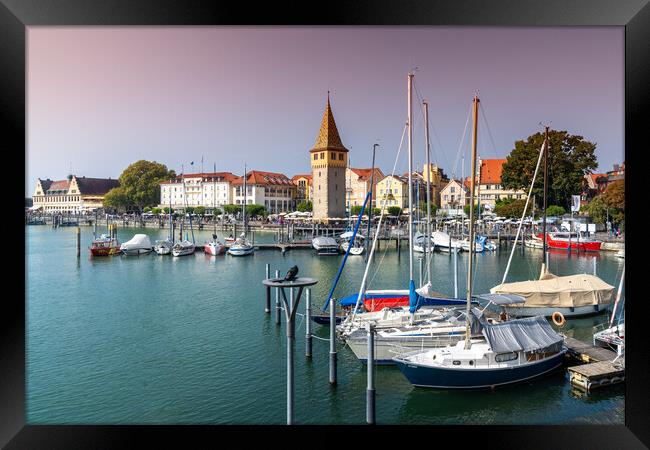 Lindau Harbor Framed Print by DiFigiano Photography