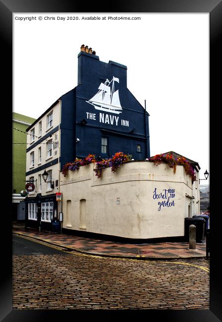 The Navy Inn Framed Print by Chris Day