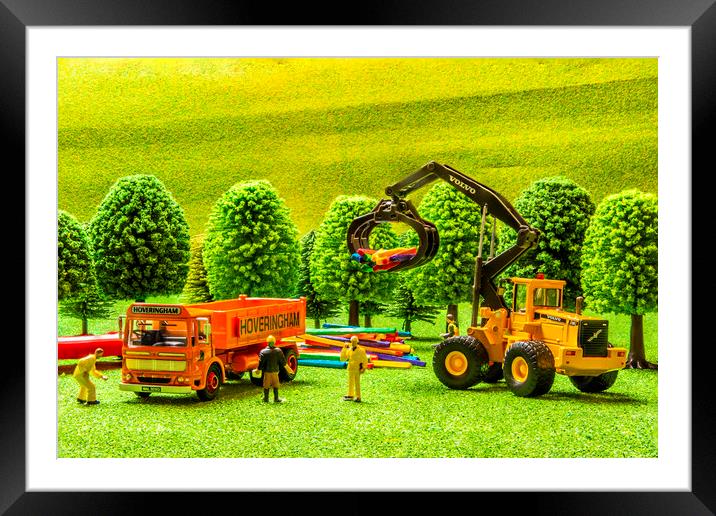 Smallville Matchstick Company 1 Framed Mounted Print by Steve Purnell