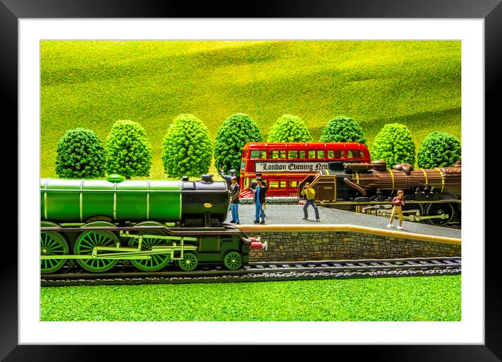 Vintage Day At Smallville 3 Framed Mounted Print by Steve Purnell