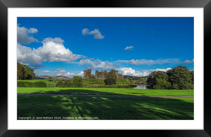 Castle in the Distance Framed Mounted Print by Jane Metters