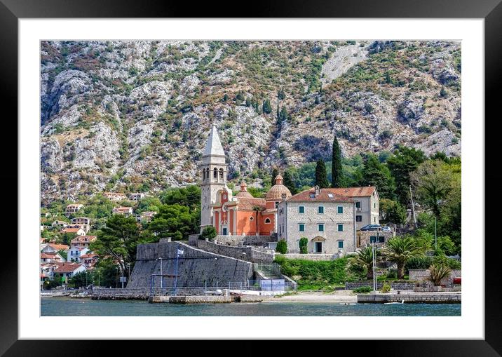 Old Church in Kotor Framed Mounted Print by Darryl Brooks