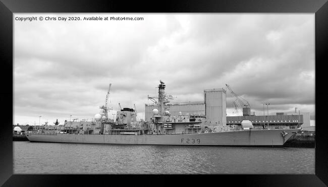 HMS Richmond Framed Print by Chris Day