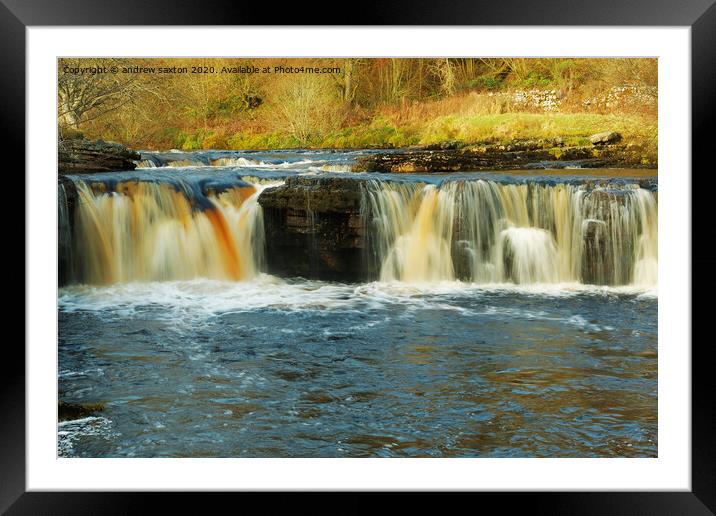 KELD IN WATER Framed Mounted Print by andrew saxton