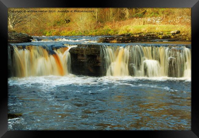 KELD IN WATER Framed Print by andrew saxton