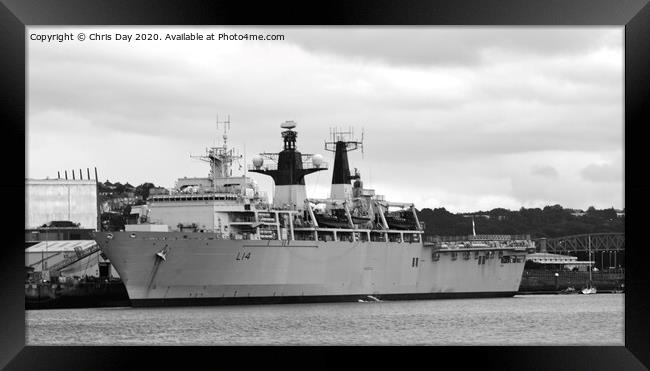 HMS Albion Framed Print by Chris Day