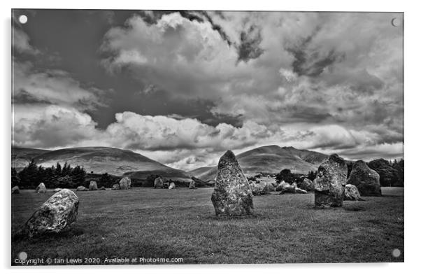 Castlerigg And The Northern Fells Acrylic by Ian Lewis