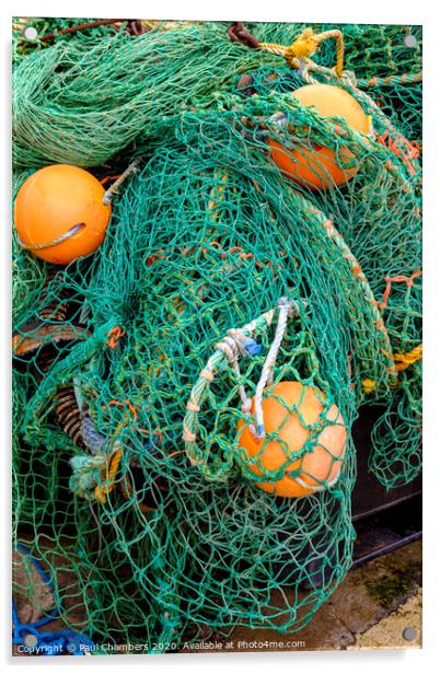 Fishing Nets Acrylic by Paul Chambers