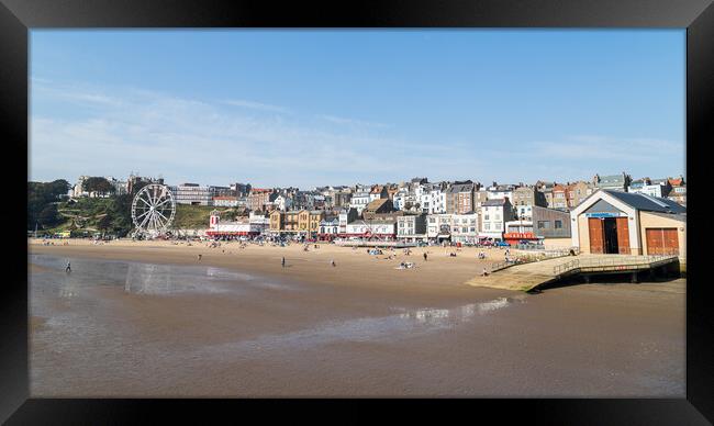 South Bay of Scarborough Framed Print by Jason Wells