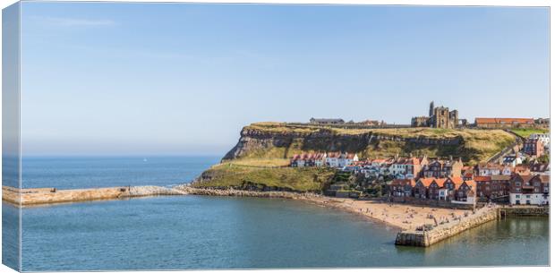East cliff of Whitby Canvas Print by Jason Wells