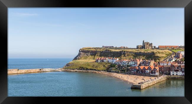 East cliff of Whitby Framed Print by Jason Wells