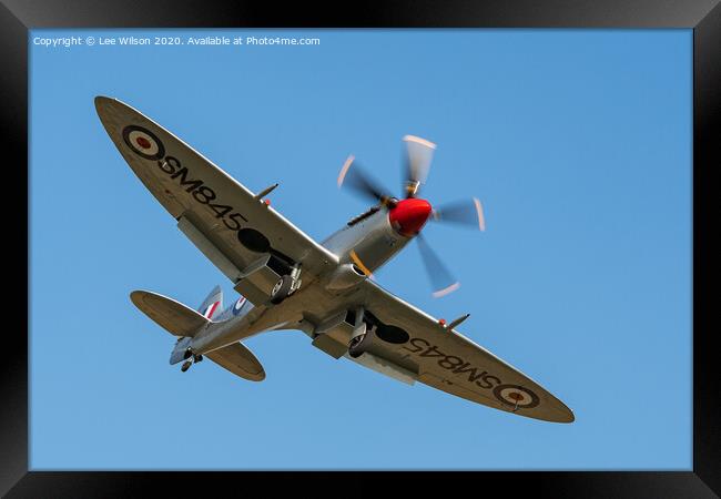 Spitfire MKVIII  Framed Print by Lee Wilson