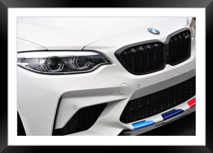 BMW M2 Sports Motor Car Framed Mounted Print by Andy Evans Photos