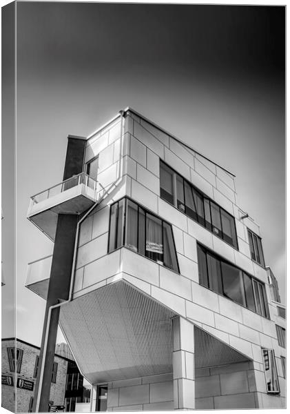 Fine Art Modern Architecture Norrkoping Canvas Print by Antony McAulay