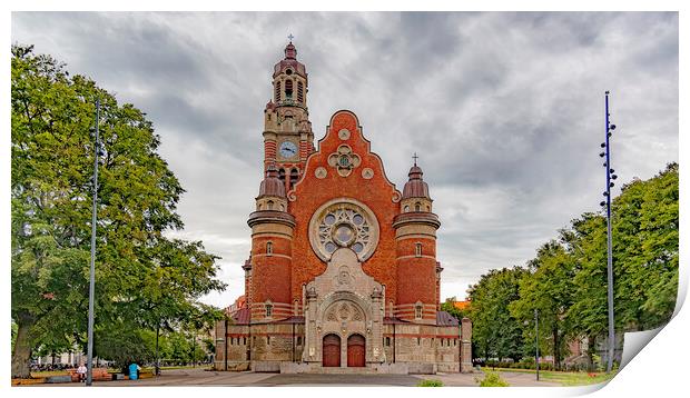 Malmo Saint Johns Church Print by Antony McAulay