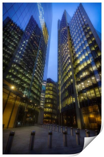 M&G Finance building, City of London Print by Ashley Chaplin