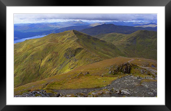 Ben Lawers Framed Mounted Print by Geoff Storey