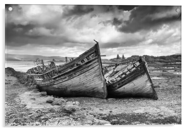 Salen wrecks Acrylic by Phil Reay