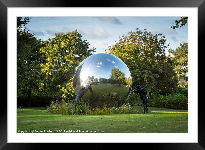 Silver Ball Framed Mounted Print by James Rowland