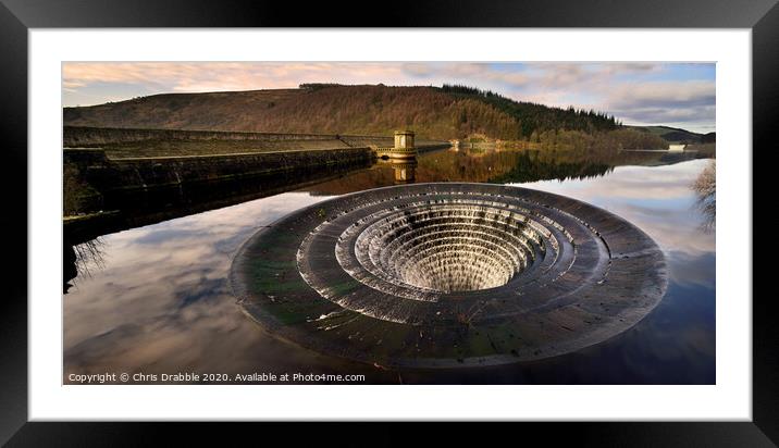 The sink hole Framed Mounted Print by Chris Drabble