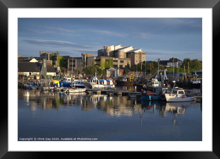 Lockyers Quay Framed Mounted Print by Chris Day