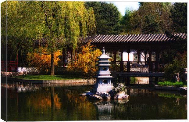 Chinese Garden Canvas Print by Paul Piciu-Horvat