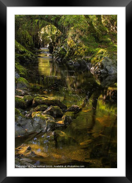 Serenity Framed Mounted Print by Clive Ashton