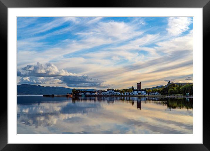Inveraray, Loch Fyne at Sunset. Framed Mounted Print by Rich Fotografi 